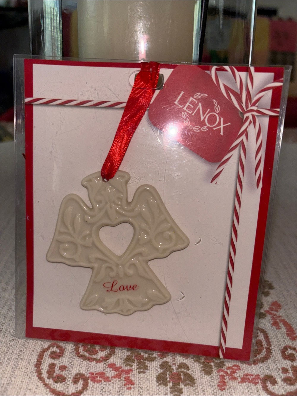 Lenox Love Angel Charm Ornament!